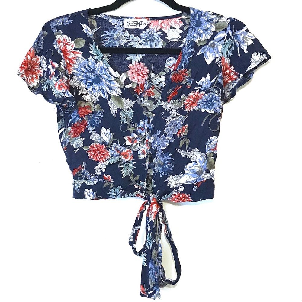 Floral Crop Top